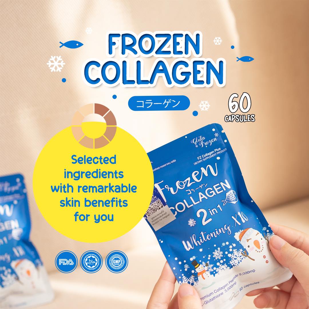 frozen collagen glutathione Frozen Collagen by Gluta Frozen (60 Caps) | LOBeauty