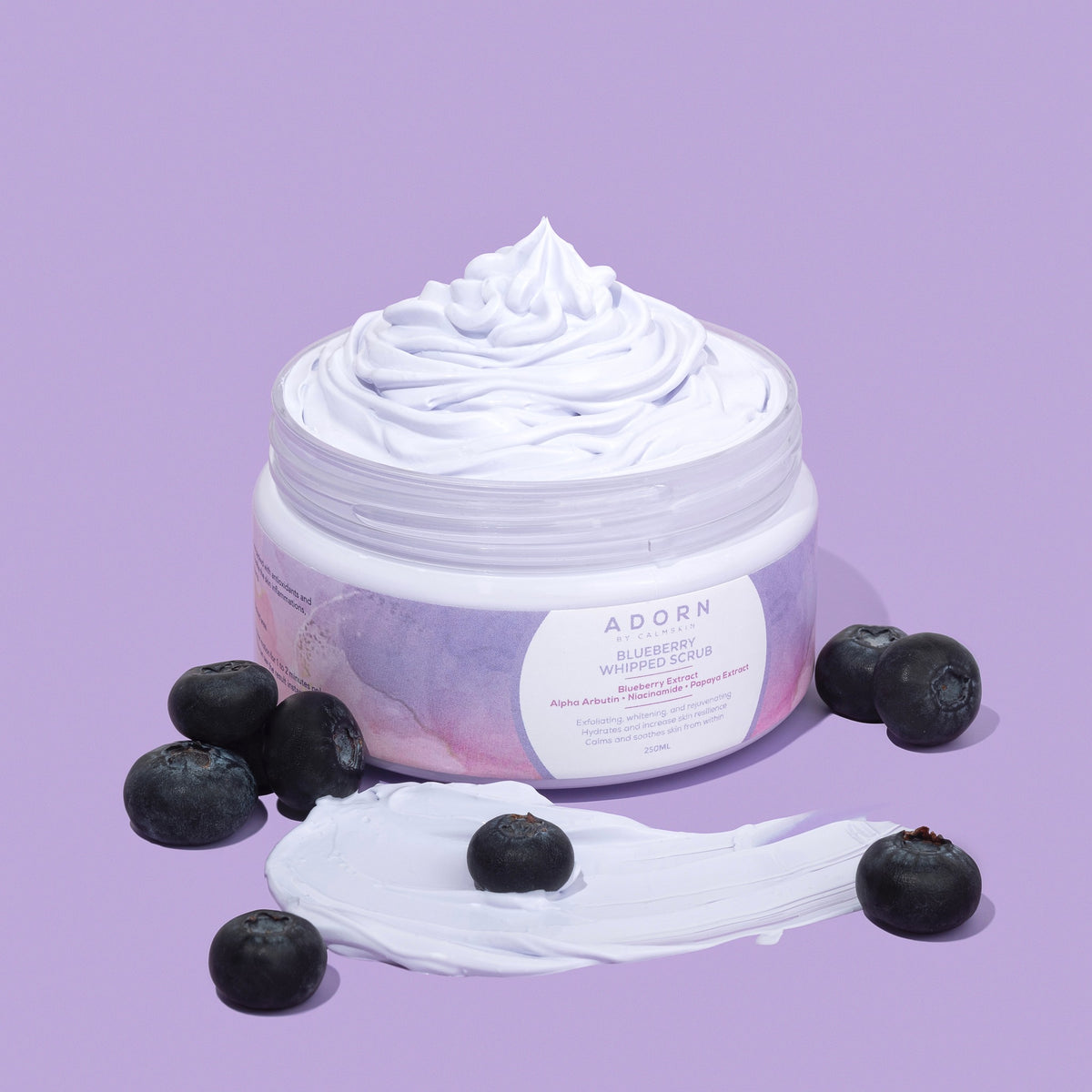 ADORN Blueberry Whipped Scrub 250ml | LOBeauty | Shop Filipino