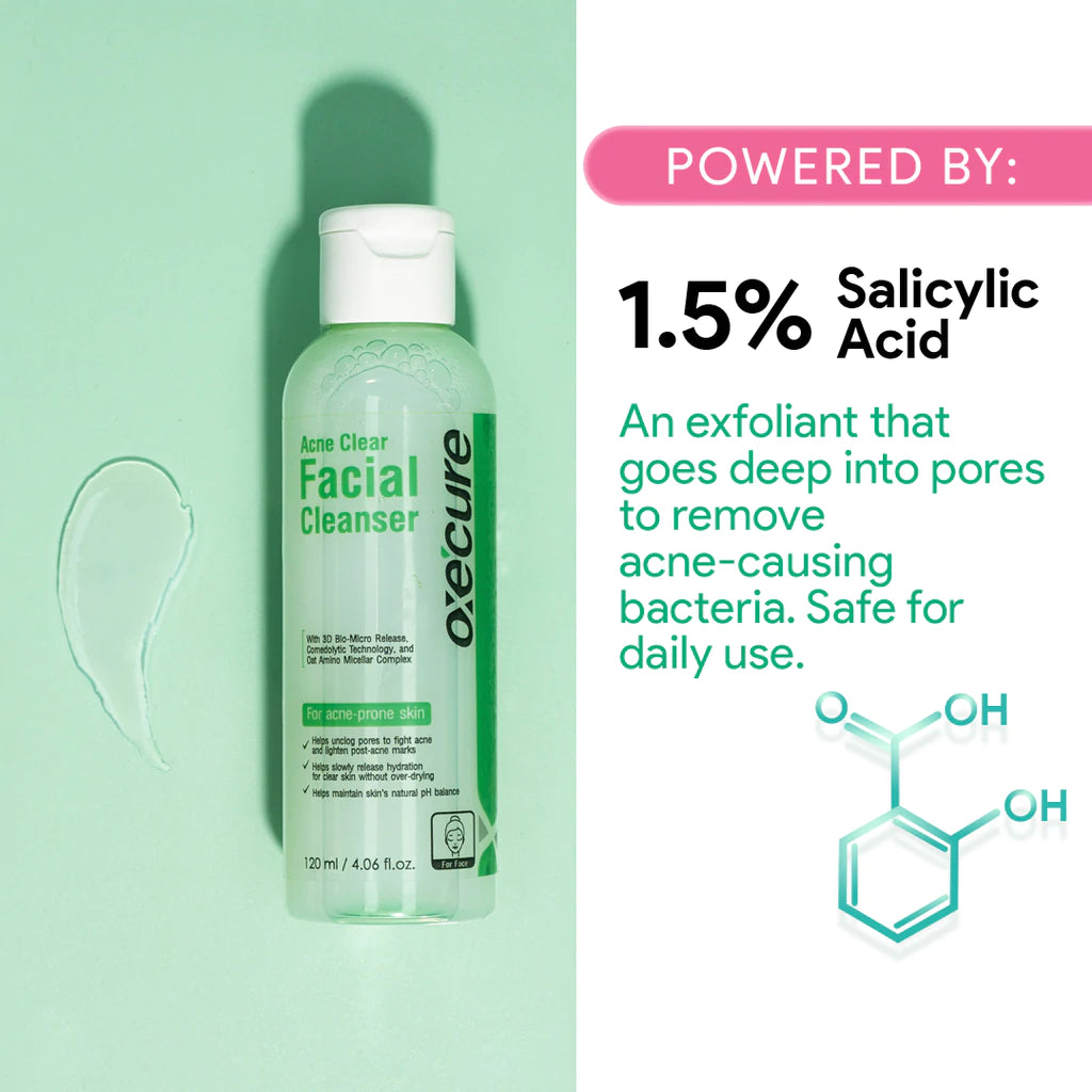 Oxecure Acne Facial Cleanser How To Use UK Store