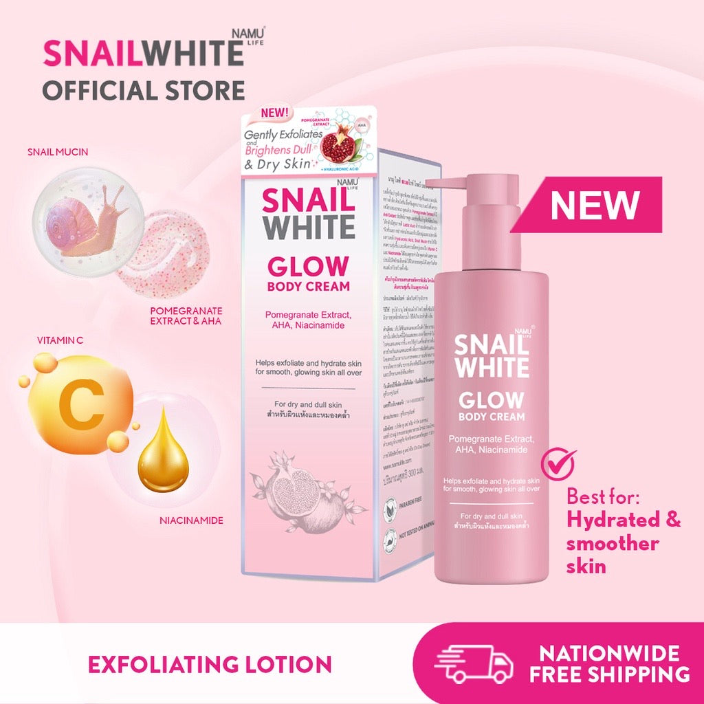 Snail White Glow Body Cream 300ml LOBeauty Shop Filipino Beauty