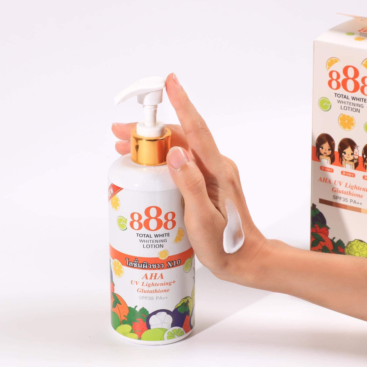 888 Total White Whitening Lotion SPF35 PA++ 250ml | LOBeauty