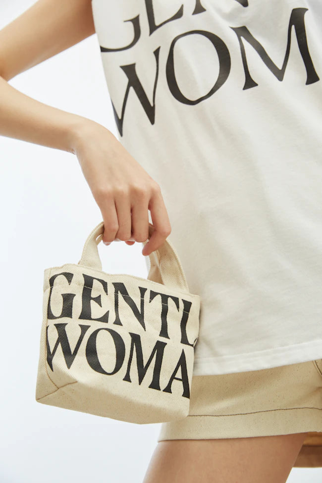 GENTLEWOMAN Micro Canvas Tote Bag: Cream - LOBeauty | Shop Filipino Beauty Brands in the UAE