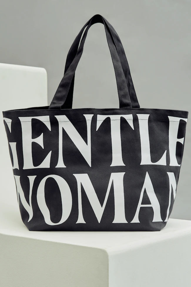 GENTLEWOMAN Canvas Tote Bag: Black - LOBeauty | Shop Filipino Beauty Brands in the UAE