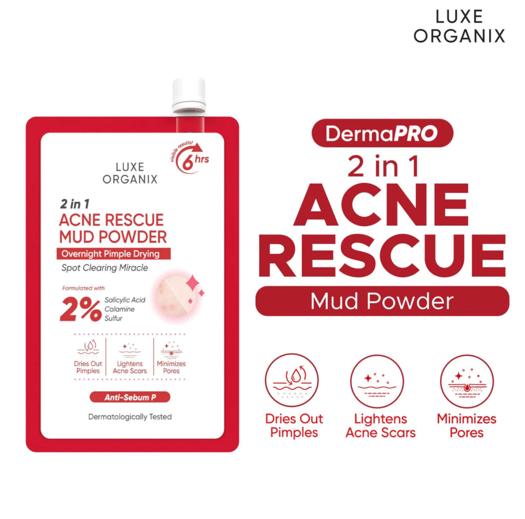 Luxe Organix 2-in-1 Acne Solution Powder Mud 9g | LOBeauty | Shop ...