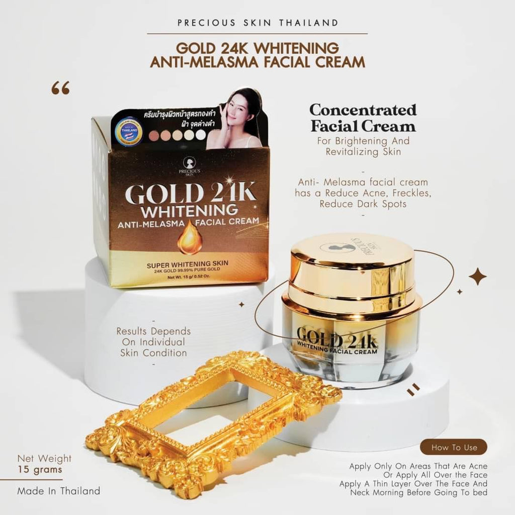 Gold 24K Whitening Anti-Melasma Facial Cream