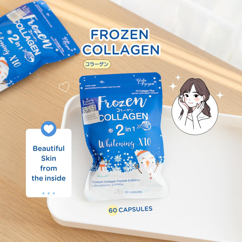 frozen collagen glutathione Frozen Collagen by Gluta Frozen (60 Caps) | LOBeauty