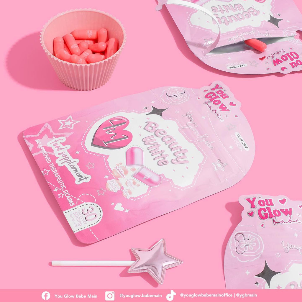You Glow, Babe Beauty White 4in1 Glutathione, Collagen, Vit C, Garcini | LOBeauty | Shop Filipino Beauty Brands in the UAE You Glow, Babe Beauty White 4in1 Glutathione, Collagen, Vit C, Garcini | LOBeauty | Shop Filipino Beauty Brands in the UAE