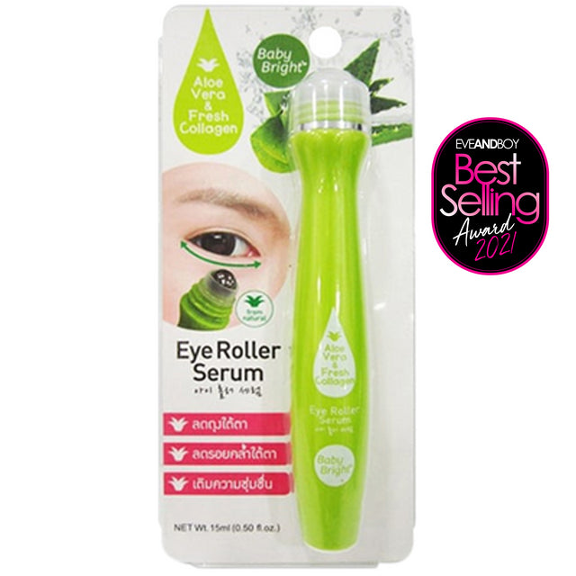 Baby Bright Aloe Vera & Fresh Collagen Eye Roller Serum 15ml - LOBeauty | Shop Filipino Beauty Brands in the UAE