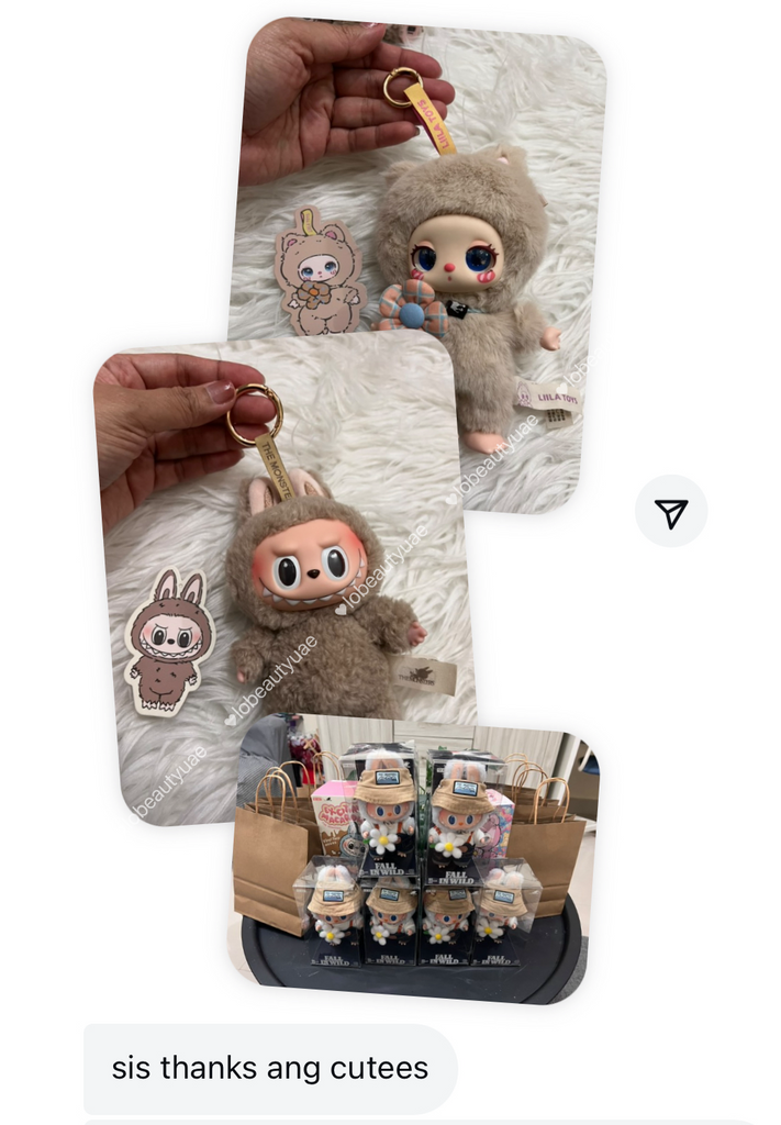 THE MONSTERS Exciting Macarons Series Vinyl Face Plush Pendant