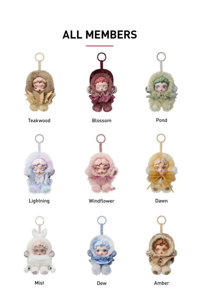 (PREORDER: EDA MID-JUNE) SKULLPANDA L’impressionnisme Series Plush Doll Pendant