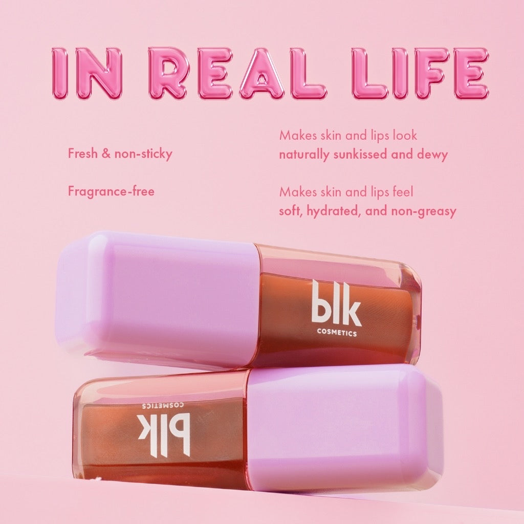 blk cosmetics Fresh Color Adapting Lip and Cheek Oil in Sunkissed