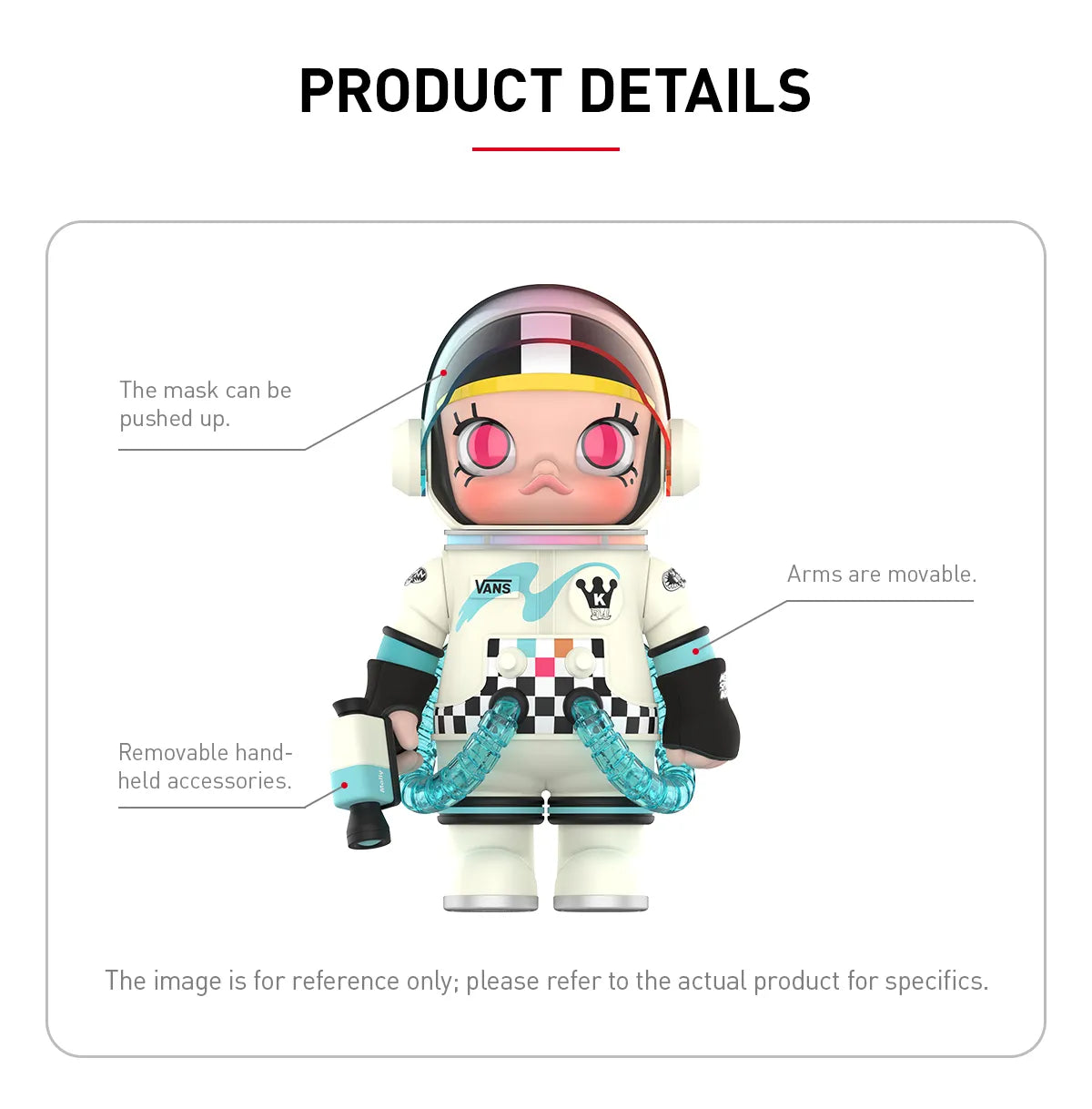 ぬいぐるみ POPMART MEGA SPACE MOLLY 400% VANS PREORDER) POPMART Mega Space Molly 400% Vans | LOBeauty