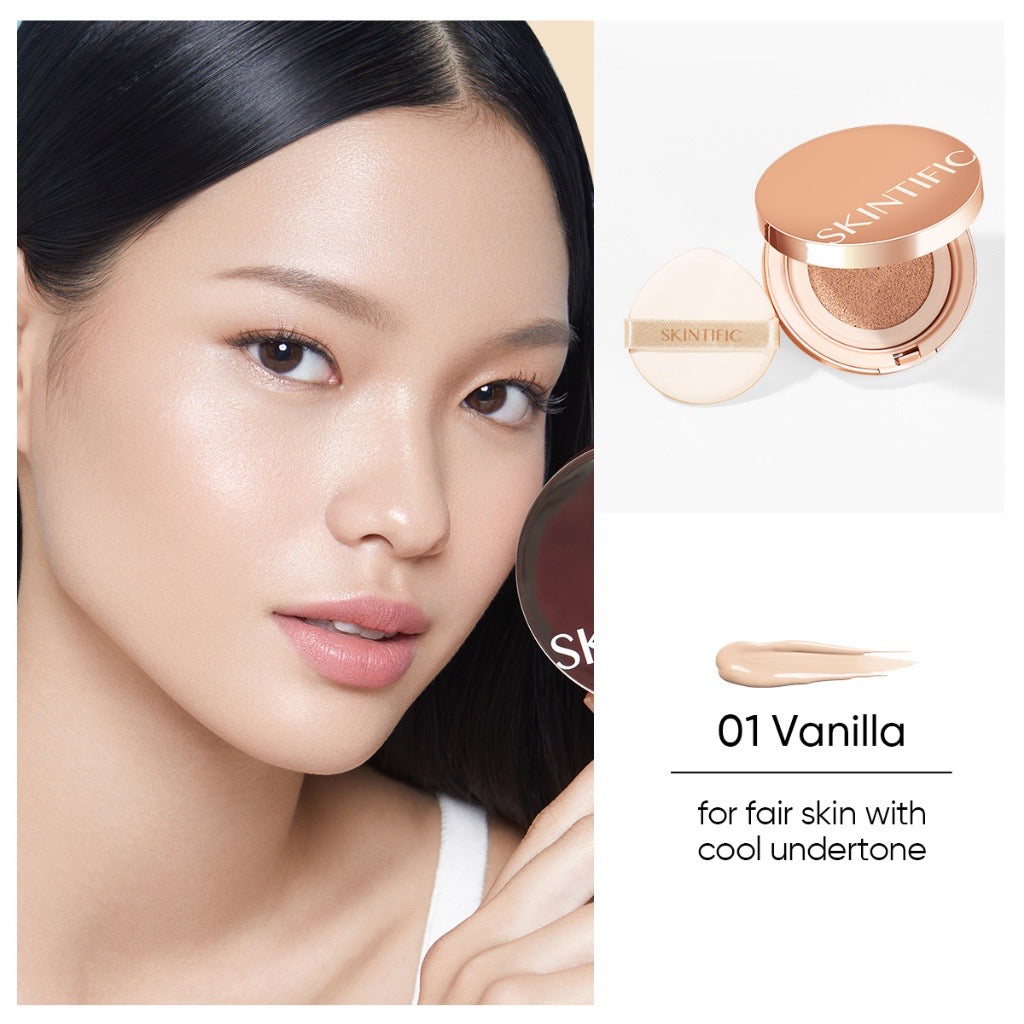 艶肌美人 Cushion Compact Cover Type C-02 O HUI Ultimate Cover CC Cushion Compact SPF 50 - 02 Natural