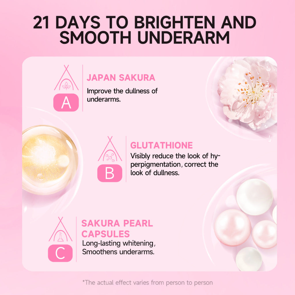 Sakura Gluta Brightening Underarm Cream 30g | LOBeauty