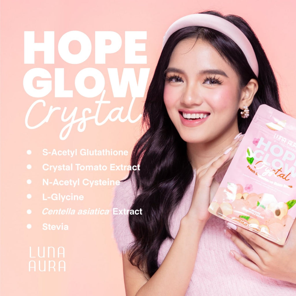 Hope Glow Crystal Peach Glutathione Juice Drink