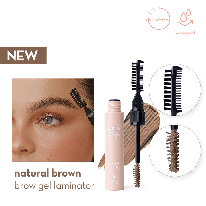 Happy Skin Holy Grail Brow Gel Laminator in Natural Brown - LOBeauty | Shop Filipino Beauty Brands in the UAE