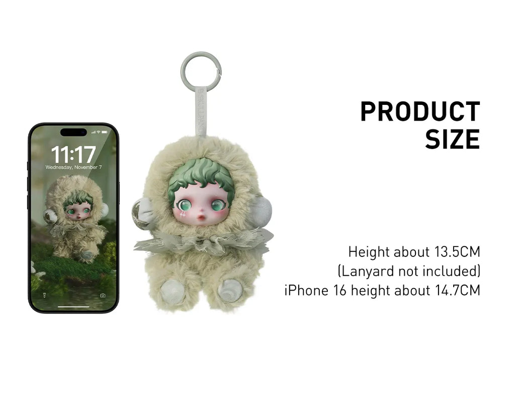 (PREORDER: EDA MID-JUNE) SKULLPANDA L’impressionnisme Series Plush Doll Pendant