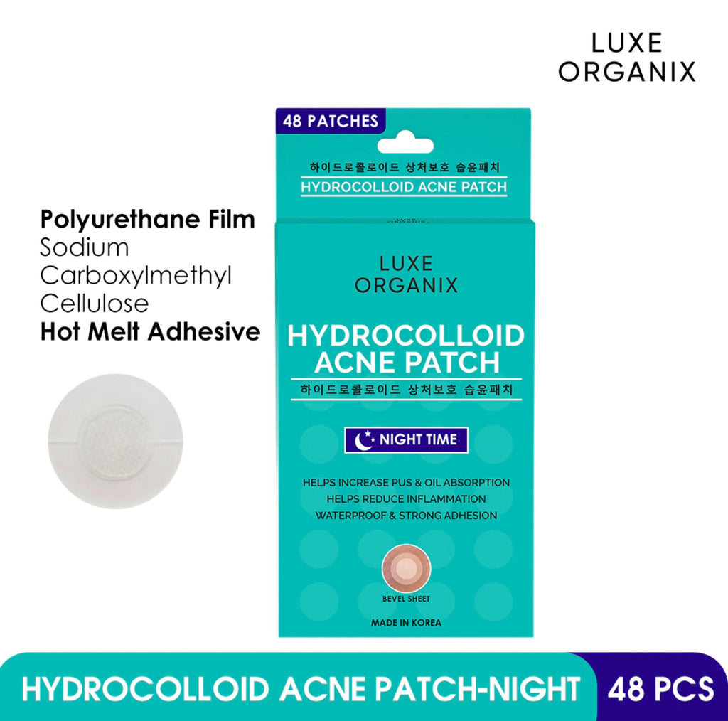 Hydrocolloid Acne Patch Night Time 48s