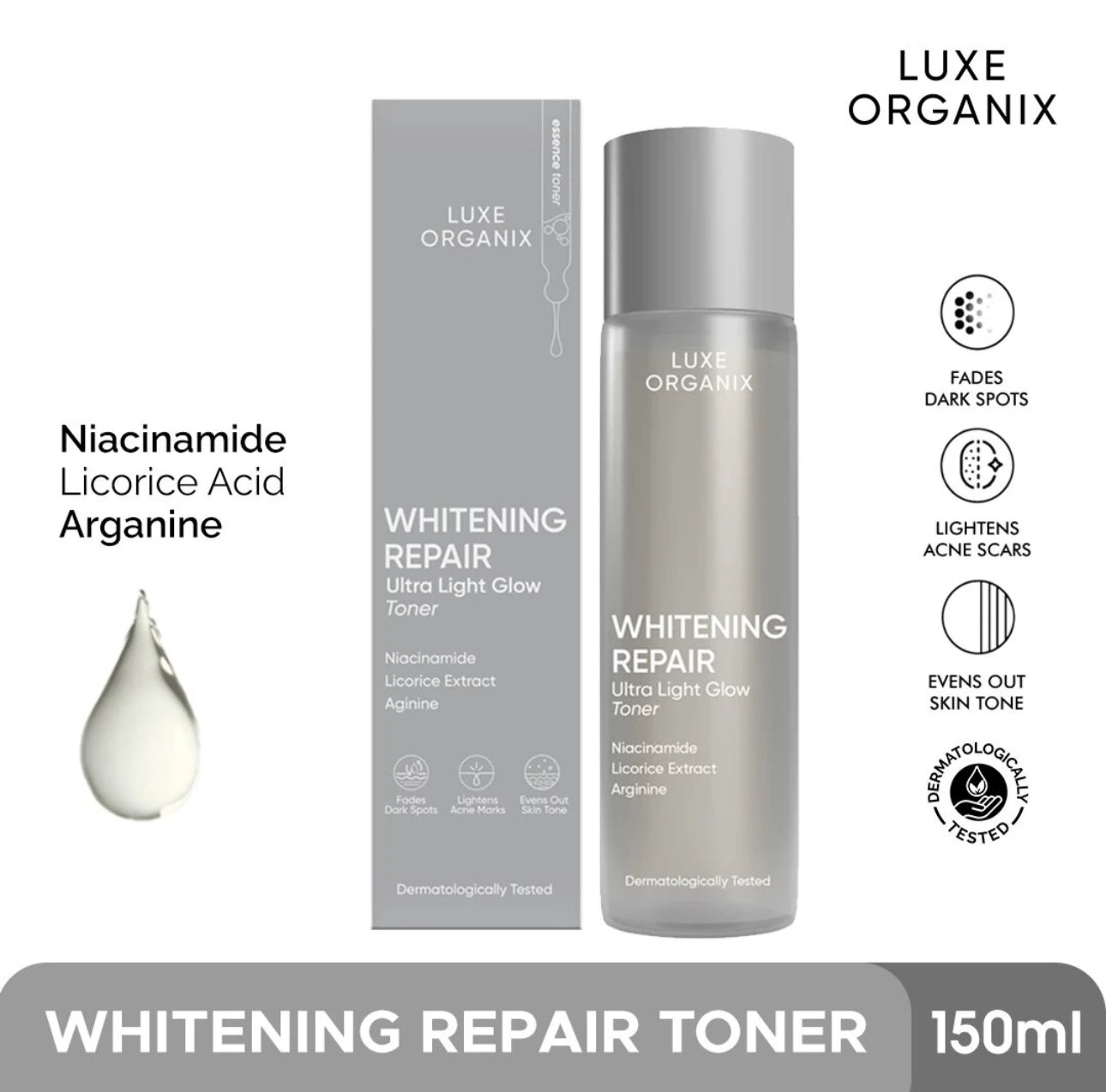 化粧水・ローション・トナー Luxe Organix Whitening Repair Set Whitening Repair Ultra Light Glow Toner | LOBeauty | Shop Filipino