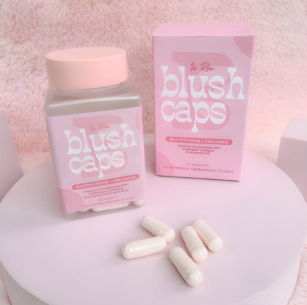 Le Rose PH Blush Caps Glutathione + Collagen 60s