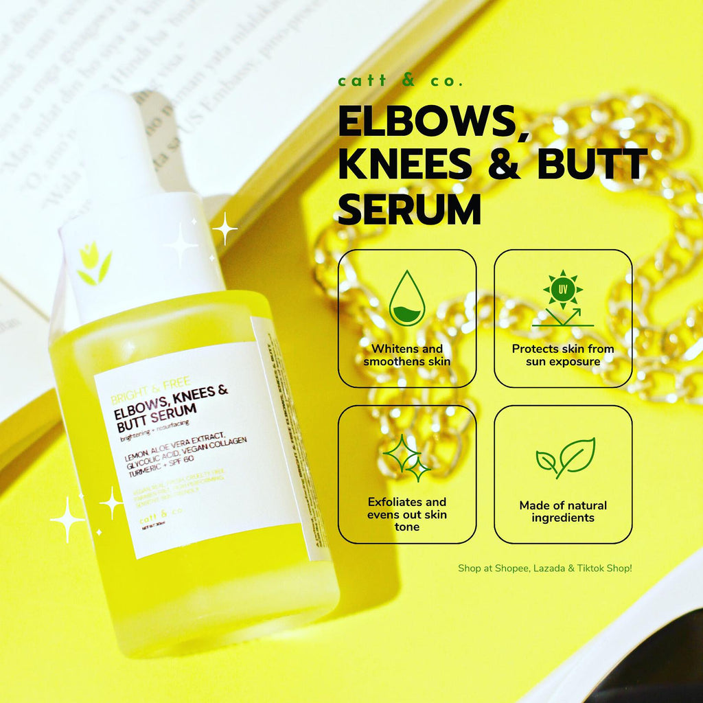 Catt & Co Bright and Free Elbows, Knees & Butt Serum - LOBeauty | Shop Filipino Beauty Brands in the UAE
