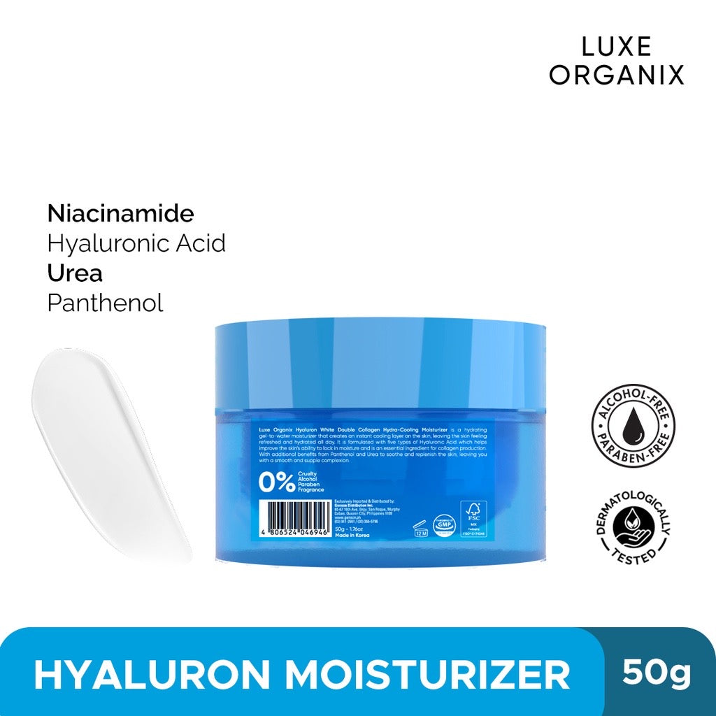 Hyaluron White Double Collagen Hydra-Cooling Moisturizer 50g - LOBeauty | Shop Filipino Beauty Brands in the UAE