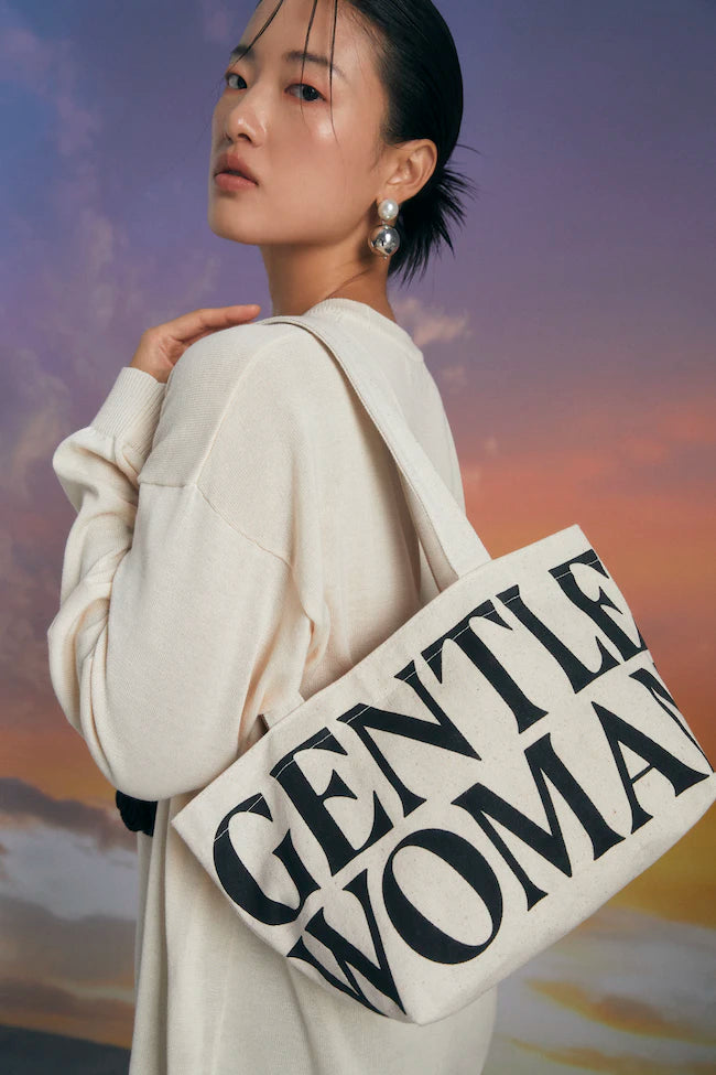 GENTLEWOMAN Canvas Shoulder Tote Bag - LOBeauty | Shop Filipino Beauty Brands in the UAE