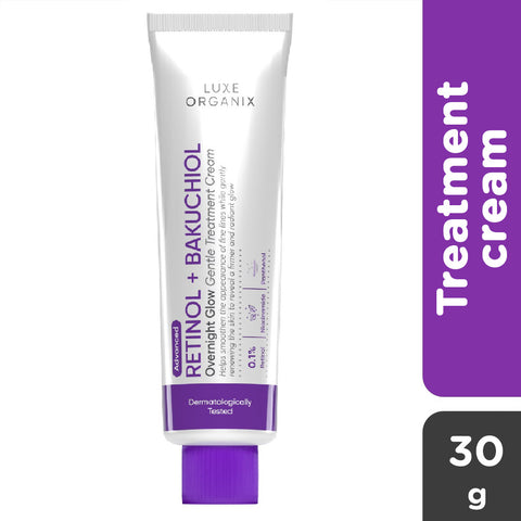 Luxe Organix Retinol + Bakuchiol Gentle Glow Treatment Cream