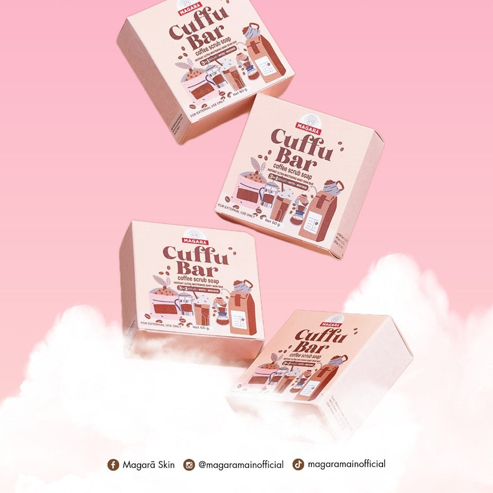 Cuffu Bar 3in1 Coffee Scrub Soap by Magarā Skin - LOBeauty | Shop Filipino Beauty Brands in the UAE