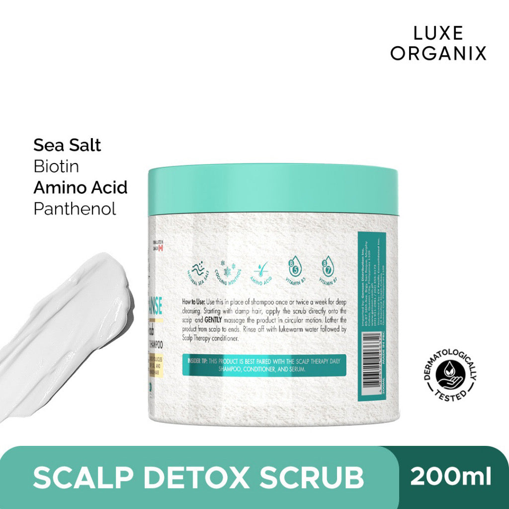Scalp Cleanse hair Detox Scrub Clarifying Treatment Shampoo