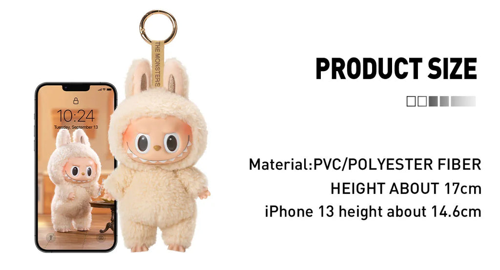 (PREORDER EDA OCT 19) Original THE MONSTERS Labubu V1 - Tasty Macarons Vinyl Face Plush Pendant