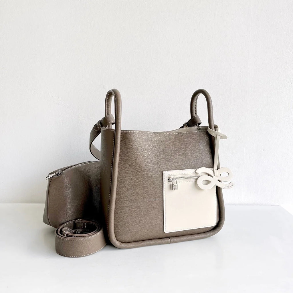 Shopping Momentum PU Tan Taupe (Est. Arrival is 2nd week of December)