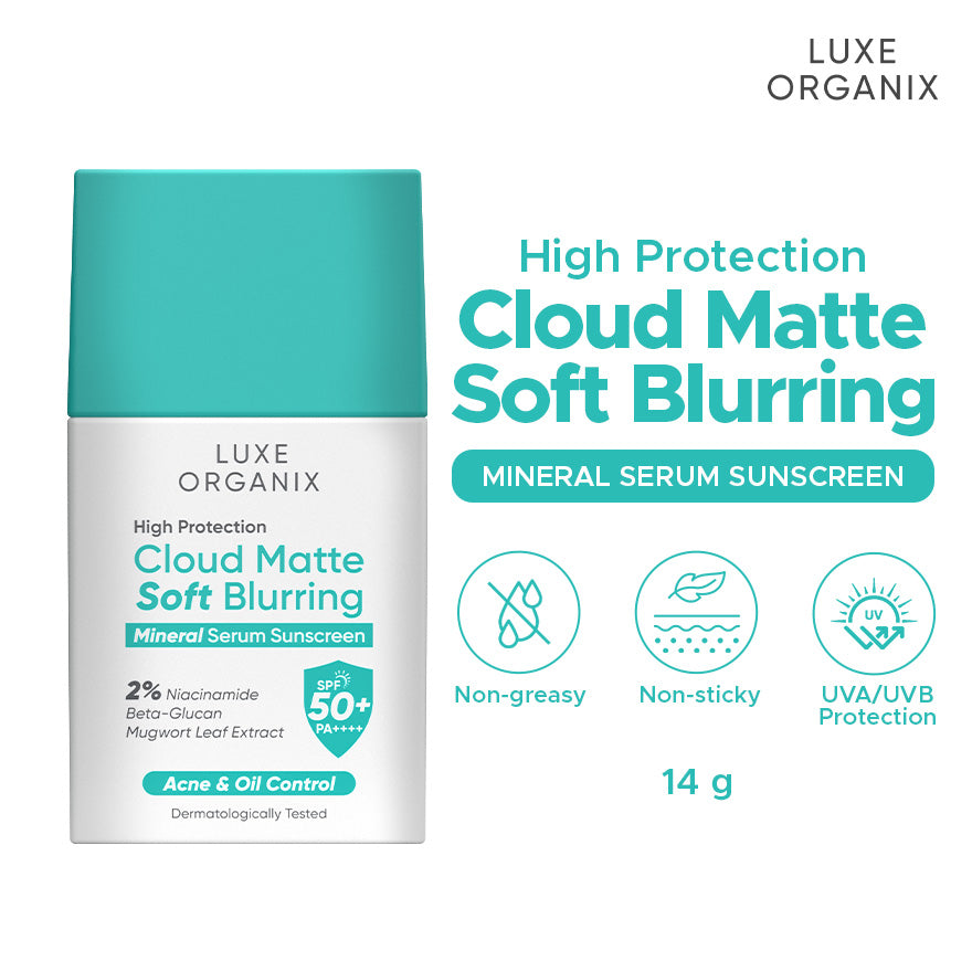 High Protection Cloud Matte Soft Blurring Mineral Serum Sunscreen SPF5 ...