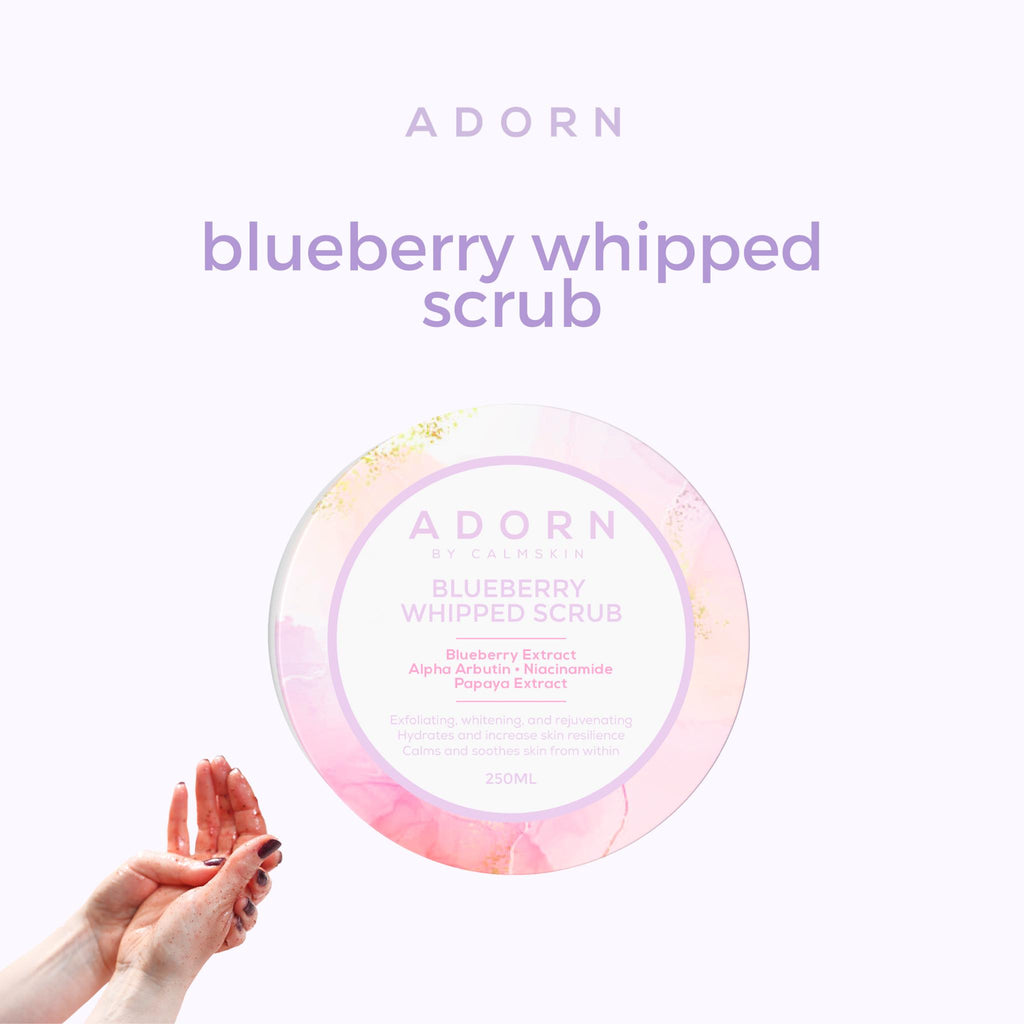 ADORN Blueberry Whipped Scrub 250ml - LOBeauty | Shop Filipino Beauty Brands in the UAE