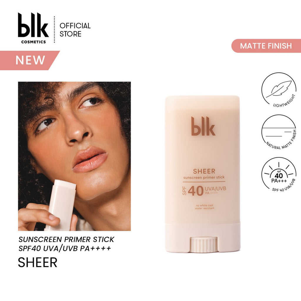 blk cosmetics Universal Sheer Sunscreen Primer Stick SPF40 UVA/UVB PA++++