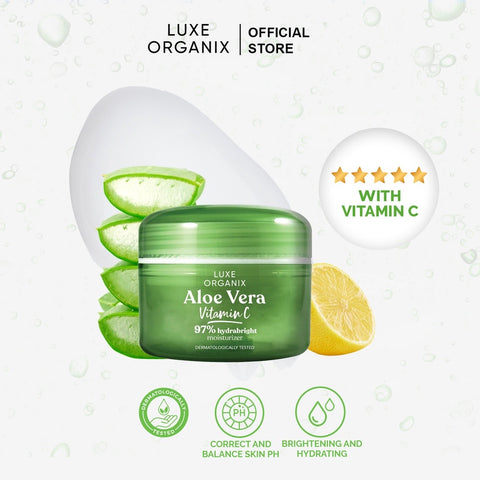 aloe vera whitening 97% Aloe Vera All Day Moisture & Whitening Cream with Vitamin C | LOBeauty