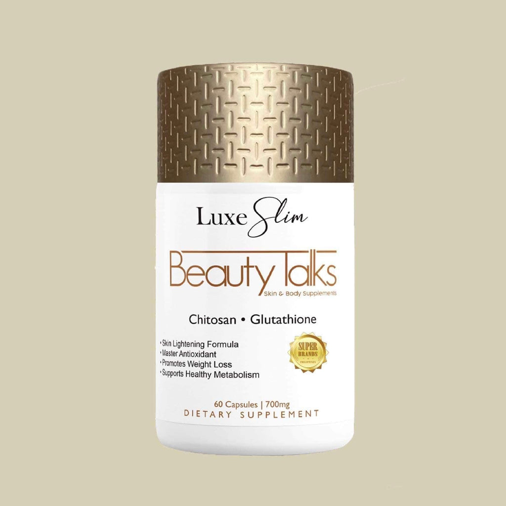 Luxe Slim Beauty Talks Chitosan + Glutathione 60Caps - LOBeauty | Shop Filipino Beauty Brands in the UAE
