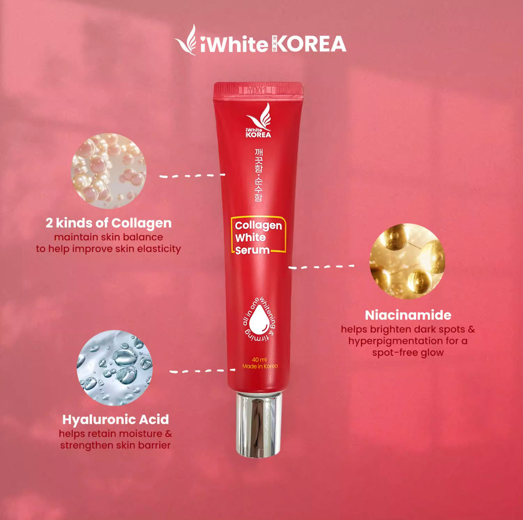 iWhite Korea Collagen White Serum 40ml - LOBeauty | Shop Filipino Beauty Brands in the UAE