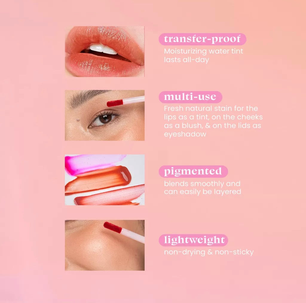 blk cosmetics Fresh Lip and Cheek Water Tint in Cherry