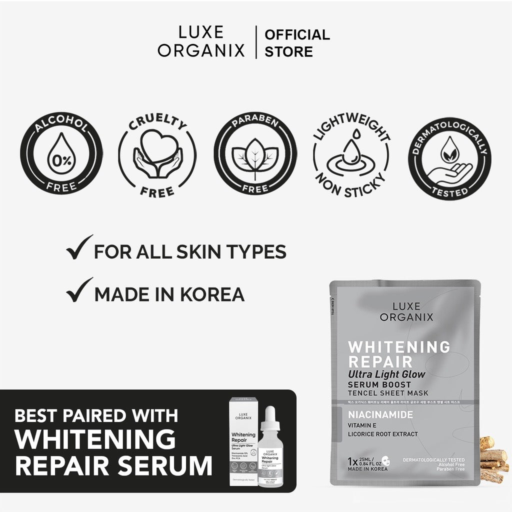 Whitening Repair Serum Boost Sheet Mask - LOBeauty | Shop Filipino Beauty Brands in the UAE