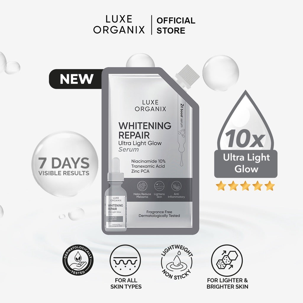 Luxe Organix Whitening Repair Ultra Light Glow Serum Sachet 7ml