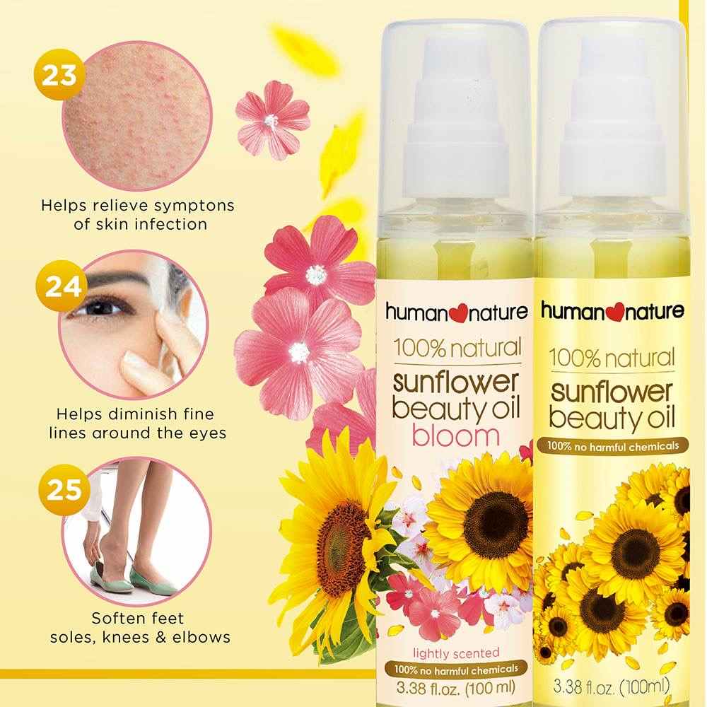 Human♡Nature Sunflower Beauty Oil Bloom