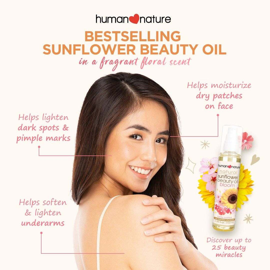 Human♡Nature Sunflower Beauty Oil Bloom