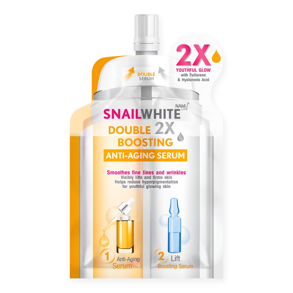 Snail White Double Boosting Anti-Aging Serum 4ml+4ml