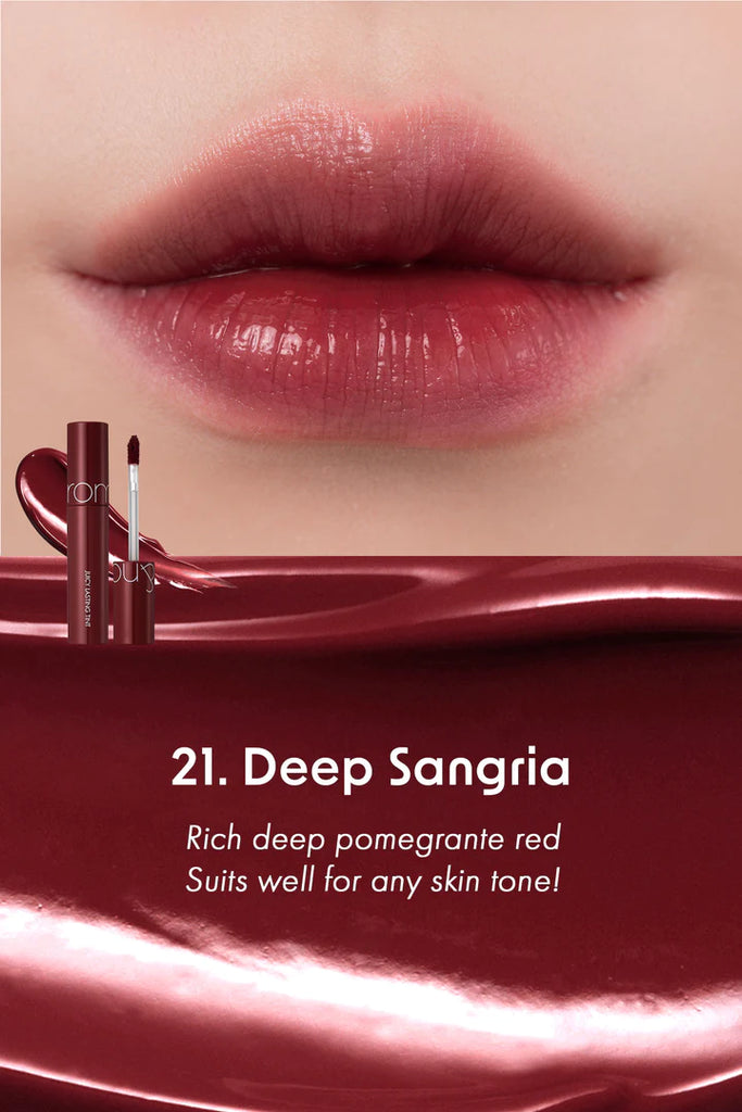 Romand Juicy lasting Tint in #21 Deep Sangria