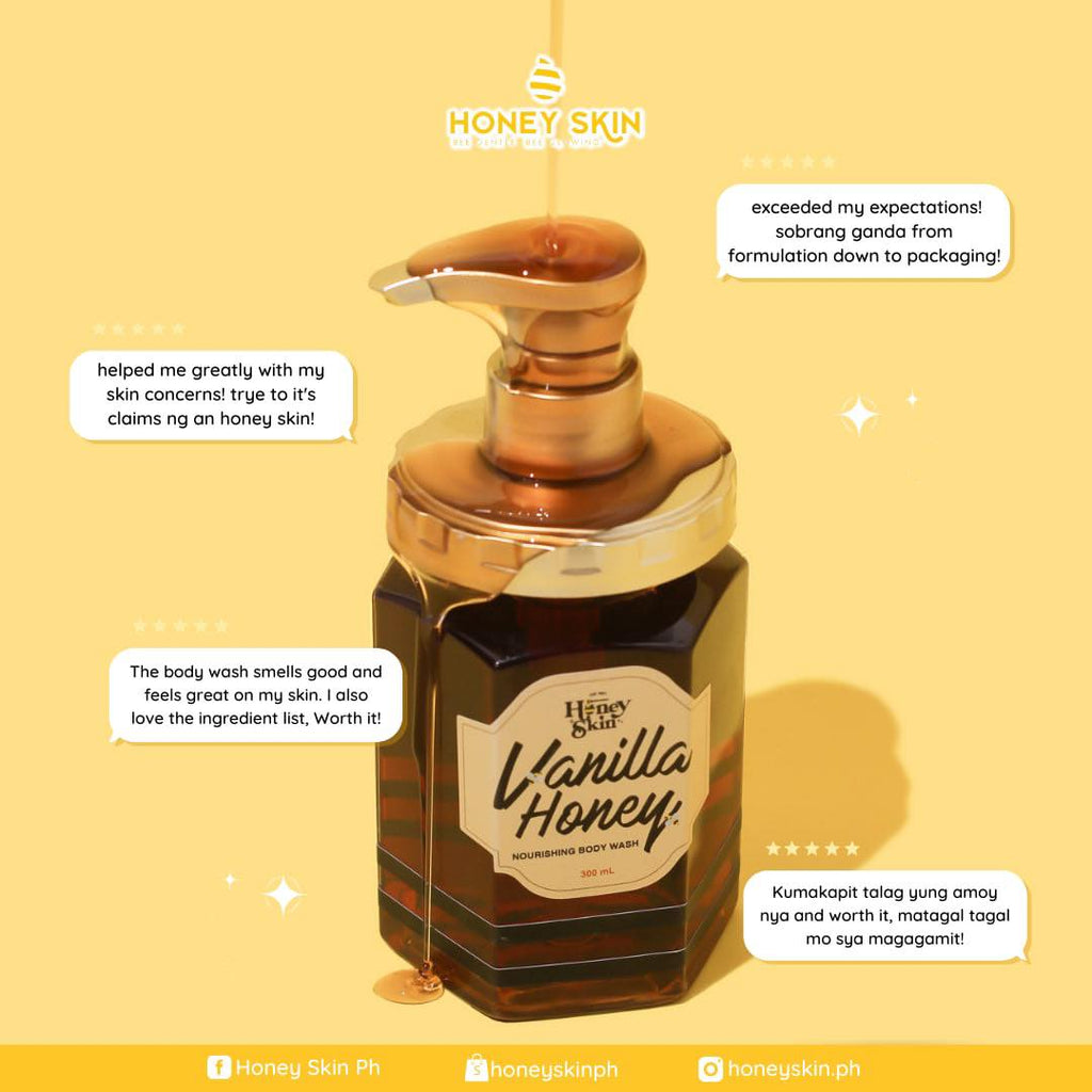 Honey Skin Vanilla Honey Body Wash - LOBeauty | Shop Filipino Beauty Brands in the UAE