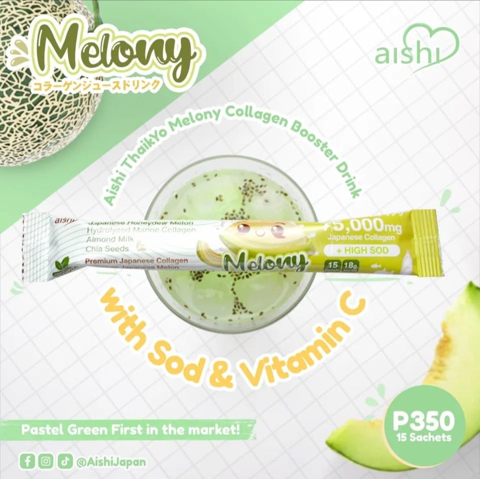 Aishi Thaikyo Melony SOD Enzyme + Collagen Booster Drink - LOBeauty | Shop Filipino Beauty Brands in the UAE