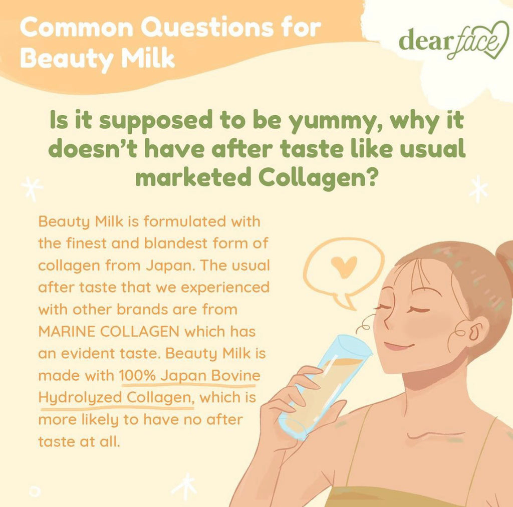 Dear Face Beauty Milk Premium Japanese Melon Collagen Drink - LOBeauty | Shop Filipino Beauty Brands in the UAE
