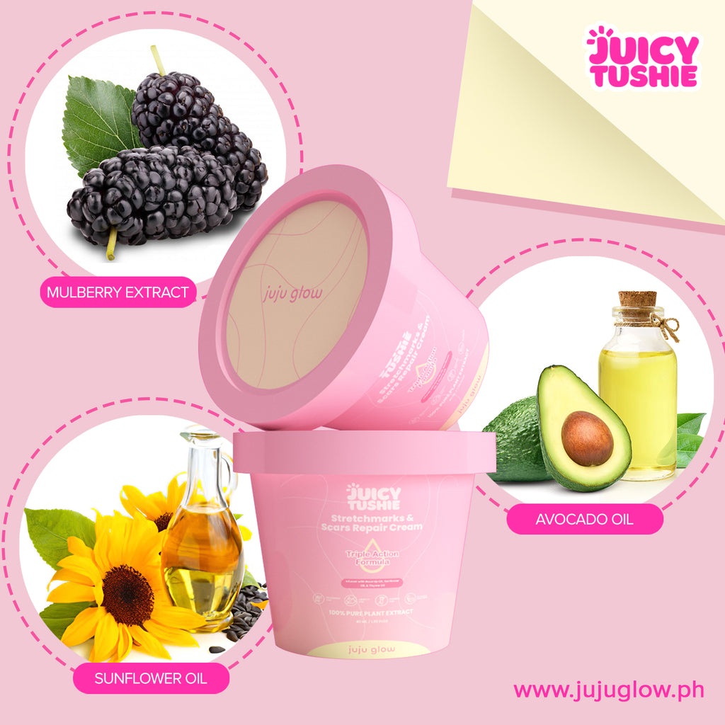Juicy Tushie Stretchmarks and Scars Repair Cream - LOBeauty | Shop Filipino Beauty Brands in the UAE