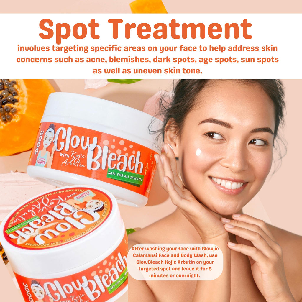 Ohana Cosmetics Glow Bleach with Kojic Arbutin Bleaching Cream 250g - LOBeauty | Shop Filipino Beauty Brands in the UAE